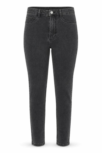 Womens UK Size 8 Zara Regular Fit Straight Black Jeans