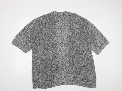 Womens UK Size S H&M Grey Cardigan Jumper