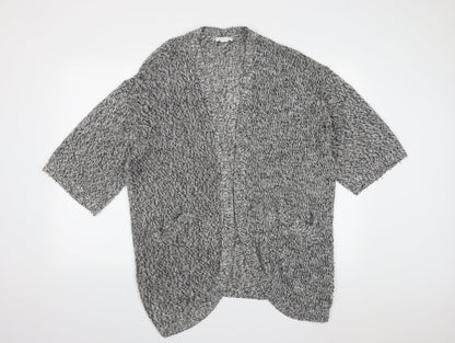 Womens UK Size S H&M Grey Cardigan Jumper