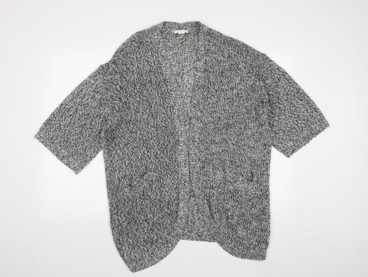 Womens UK Size S H&M Grey Cardigan Jumper