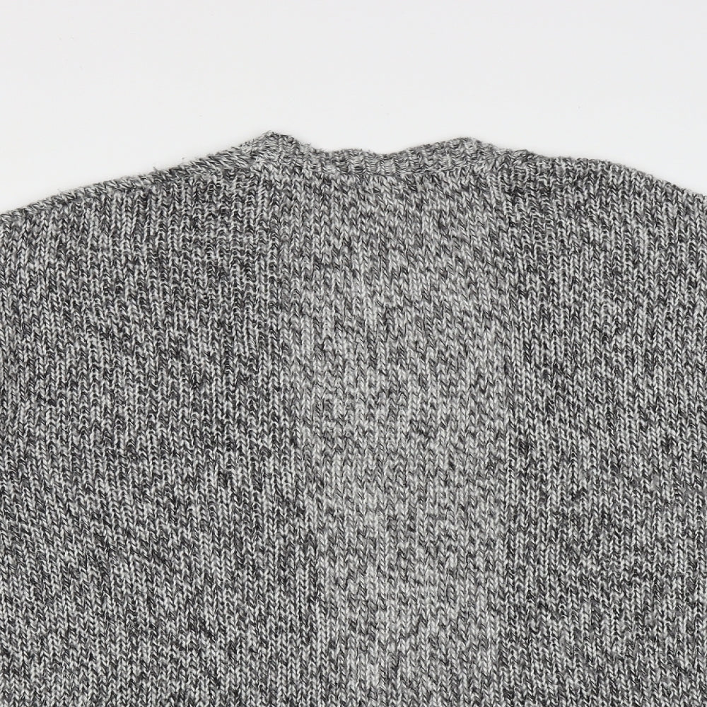 Womens UK Size S H&M Grey Cardigan Jumper