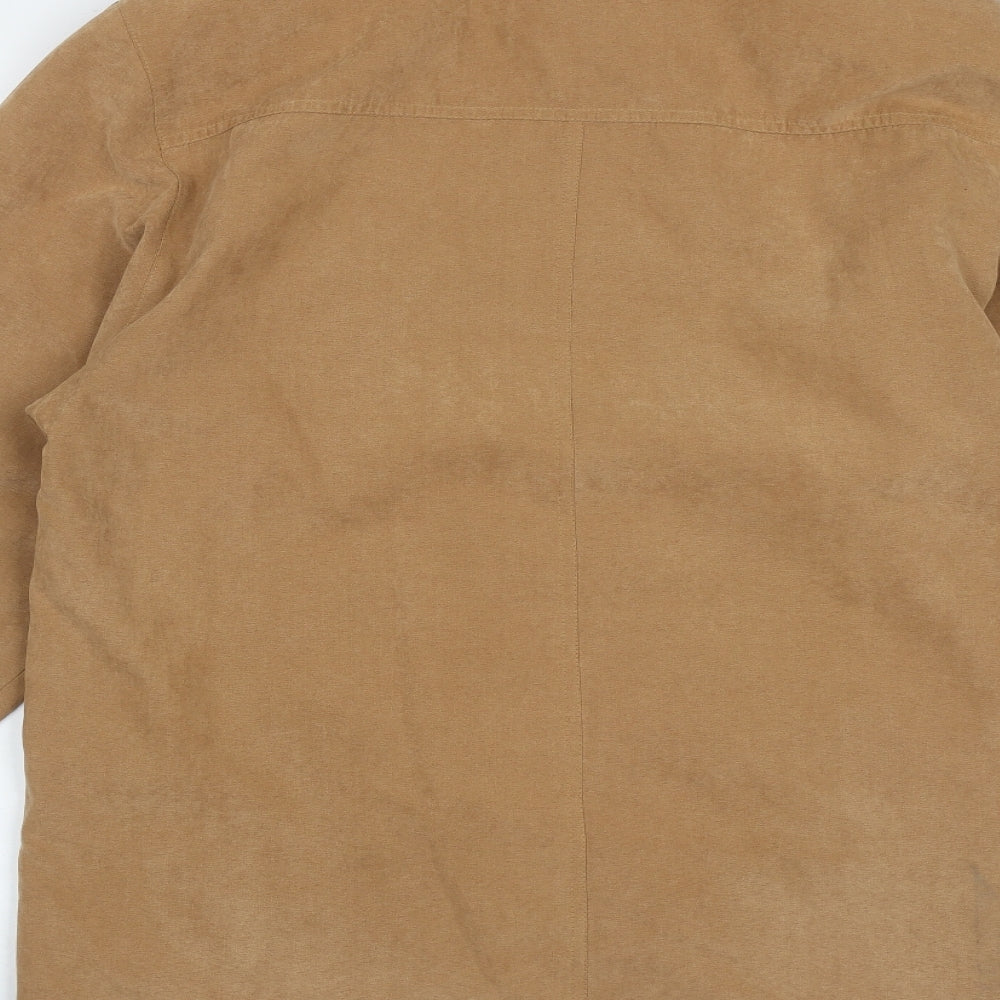 Womens UK Size 12 Bonmarché Beige Overcoat