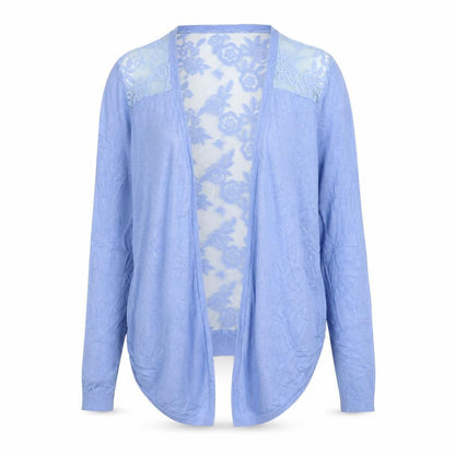 Womens UK Size 8 New Look Blue Cardigan Jumper