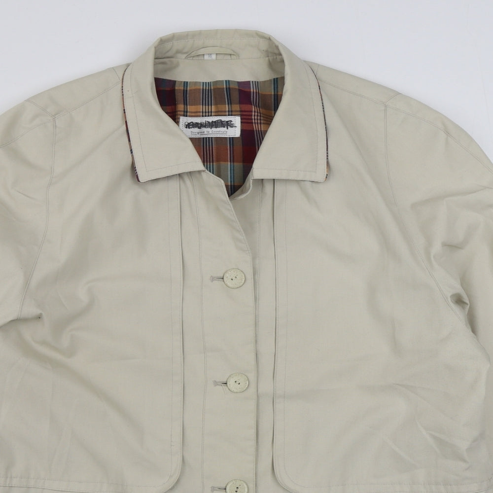Womens UK Size 14 Compliments Beige Jacket