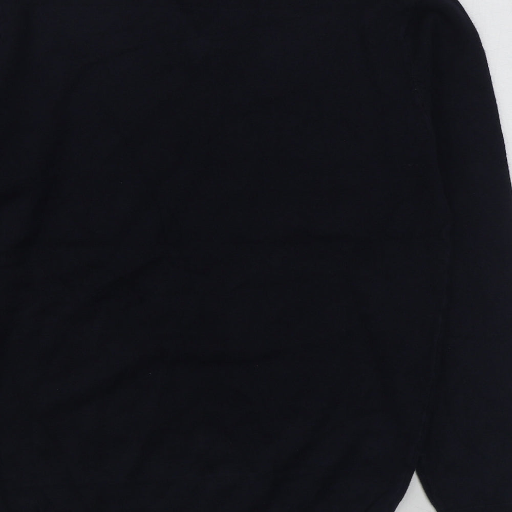 Sandstone & Co Men Mens Blue V-Neck  Acrylic Pullover Jumper Size M