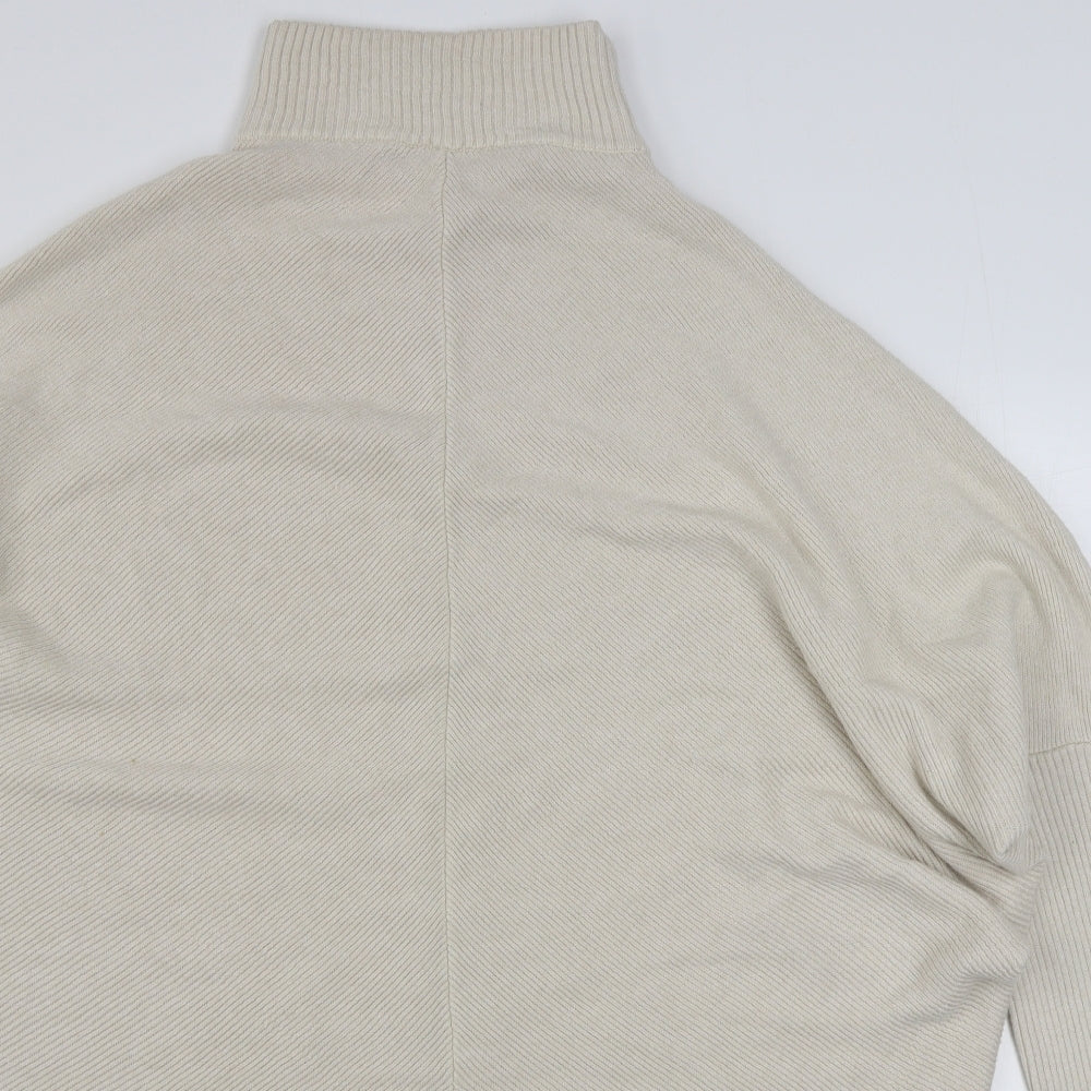 Womens UK Size L Preworn Beige Pullover Jumper