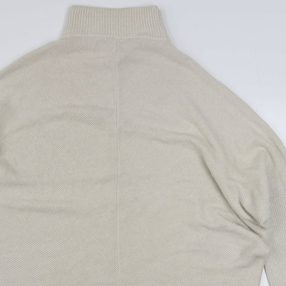 Womens UK Size L Preworn Beige Pullover Jumper