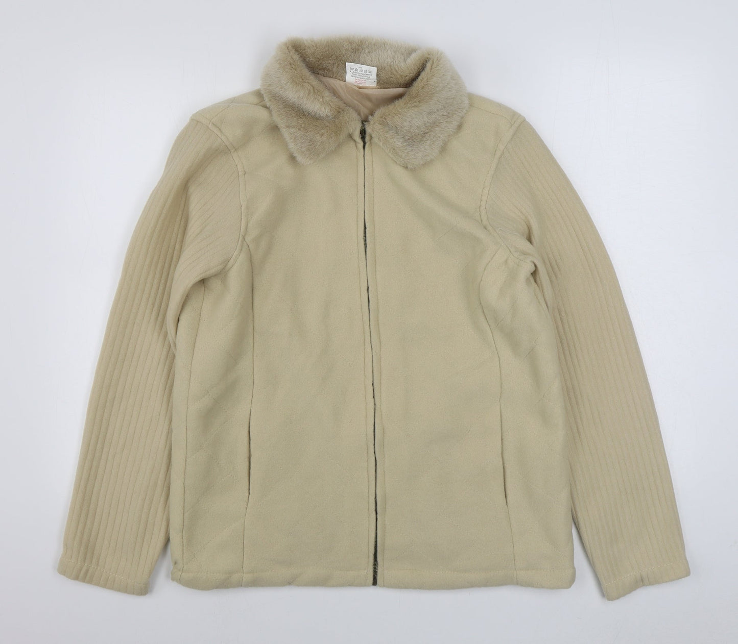 Womens UK Size M Anne De Lancay Beige Jacket
