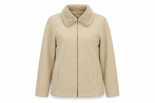 Womens UK Size M Anne De Lancay Beige Jacket