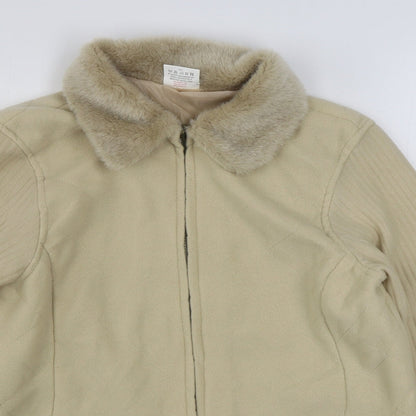 Womens UK Size M Anne De Lancay Beige Jacket
