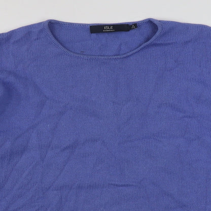 Womens UK Size M EWM Purple Pullover Jumper