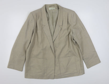 Holmewood Womens Beige   Jacket Blazer Size 16