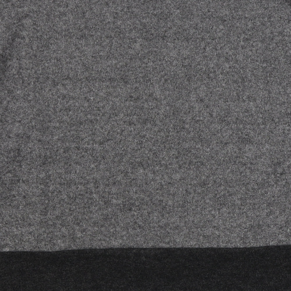 TU Womens Grey Round Neck  Polyester Pullover Jumper Size 12