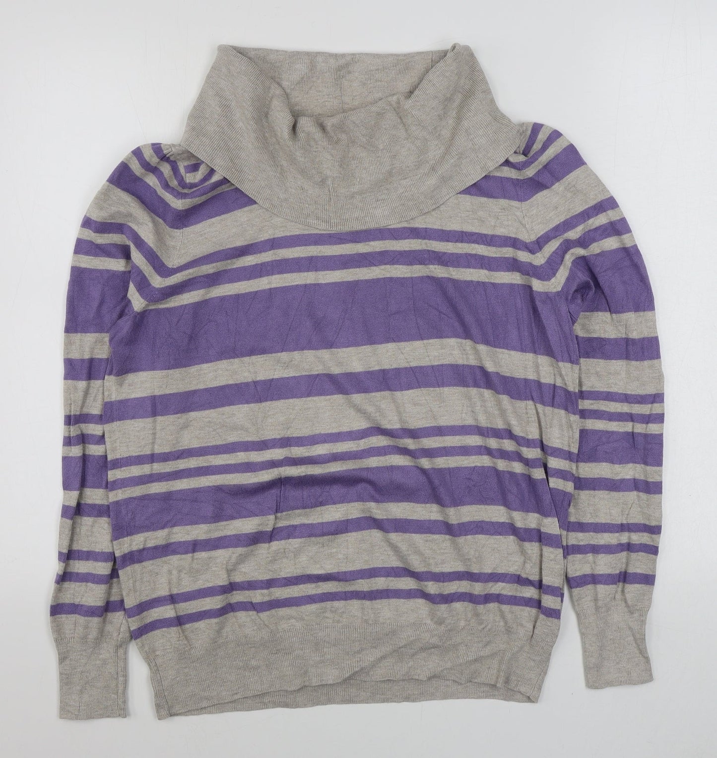 Womens UK Size 18 Marks and Spencer Purple Pullover Jumper