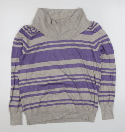 Womens UK Size 18 Marks and Spencer Purple Pullover Jumper