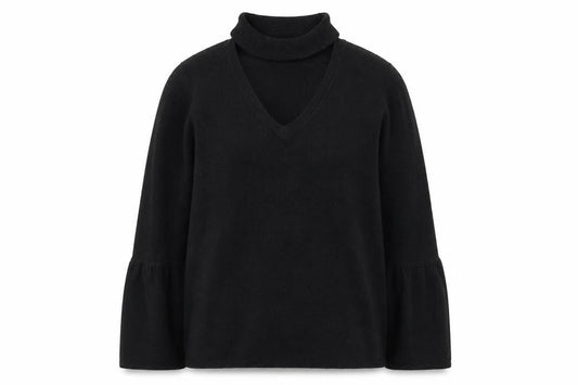 Womens UK Size M Papaya Black Pullover Jumper