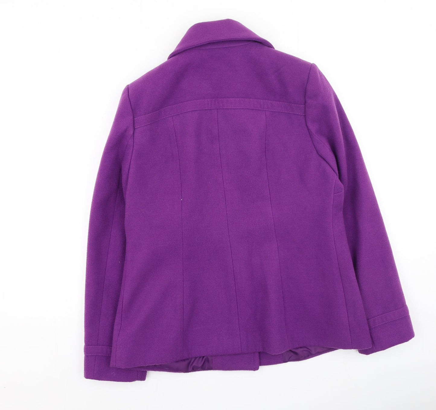 Preworn Womens Purple   Pea Coat Coat Size 12