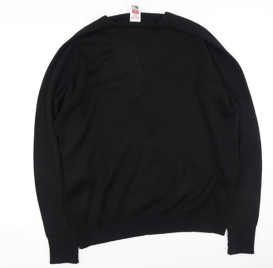 Womens UK Size 40 st bernard Black Pullover Jumper