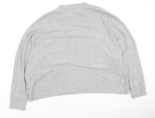 Womens UK Size 16 Marks and Spencer Grey Pullover Jumper