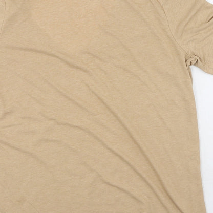 Womens UK Size 12 Very Brown Basic T-Shirt