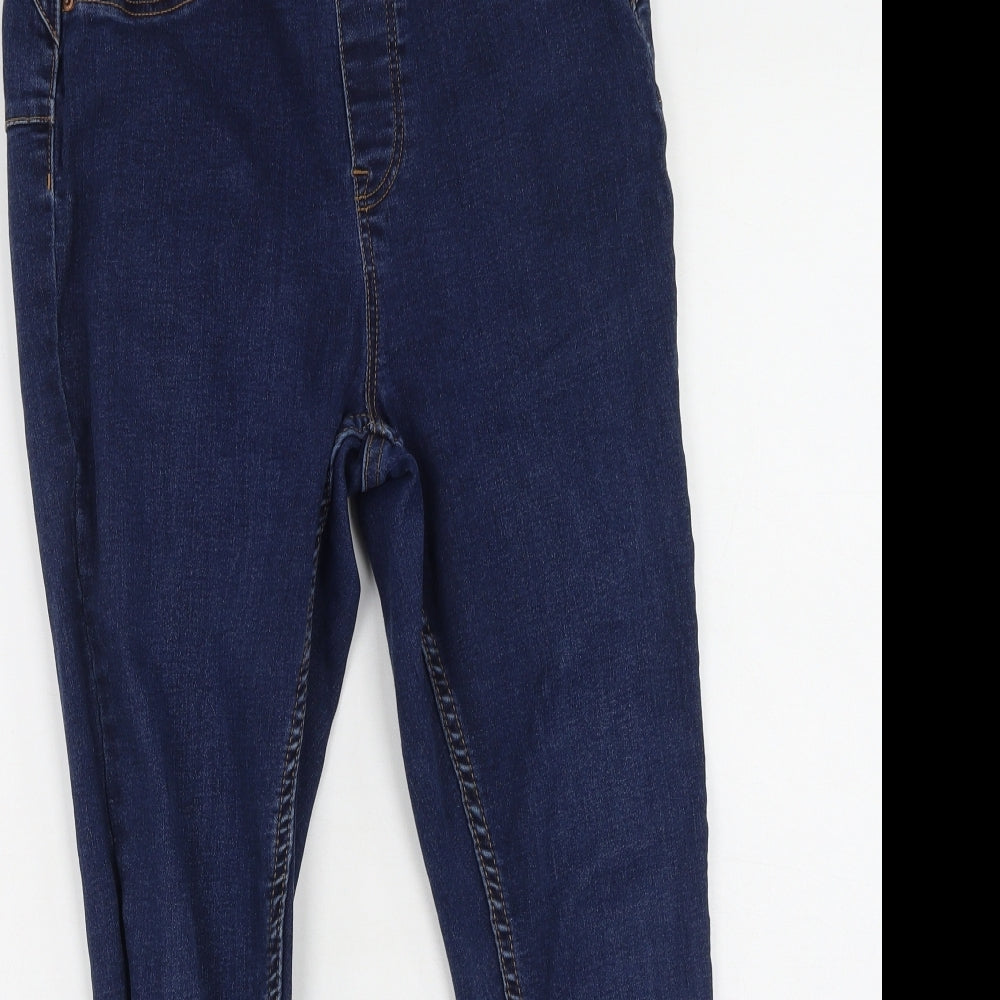 New Look Womens Blue  Cotton Skinny Jeans Size 8 L21 in Regular
