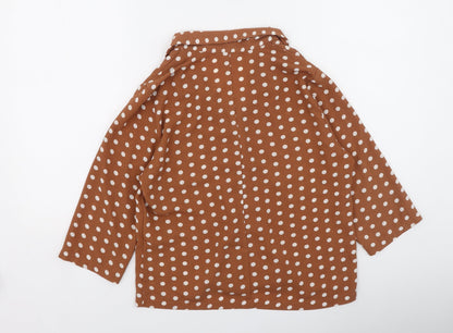 Womens UK Size 38 Only Brown Cardigan Jumper