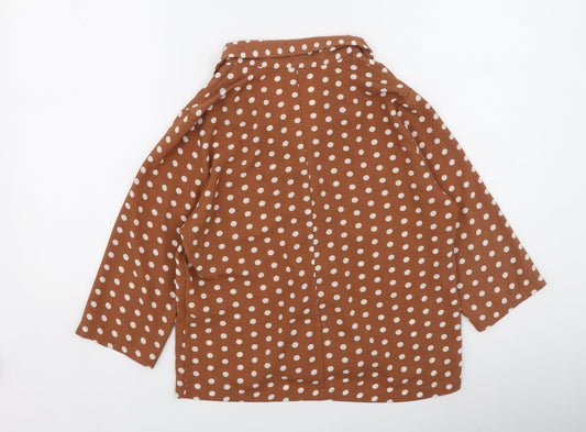 Womens UK Size 38 Only Brown Cardigan Jumper