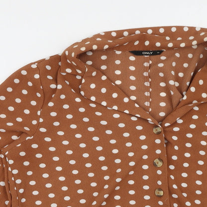 Womens UK Size 38 Only Brown Cardigan Jumper