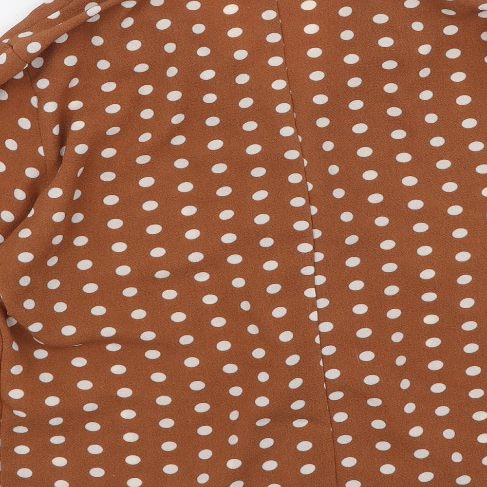 Womens UK Size 38 Only Brown Cardigan Jumper
