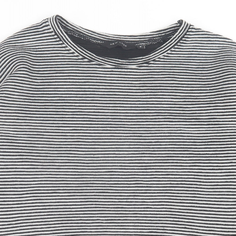 Womens UK Size 8 New Look Black Pullover Jumper