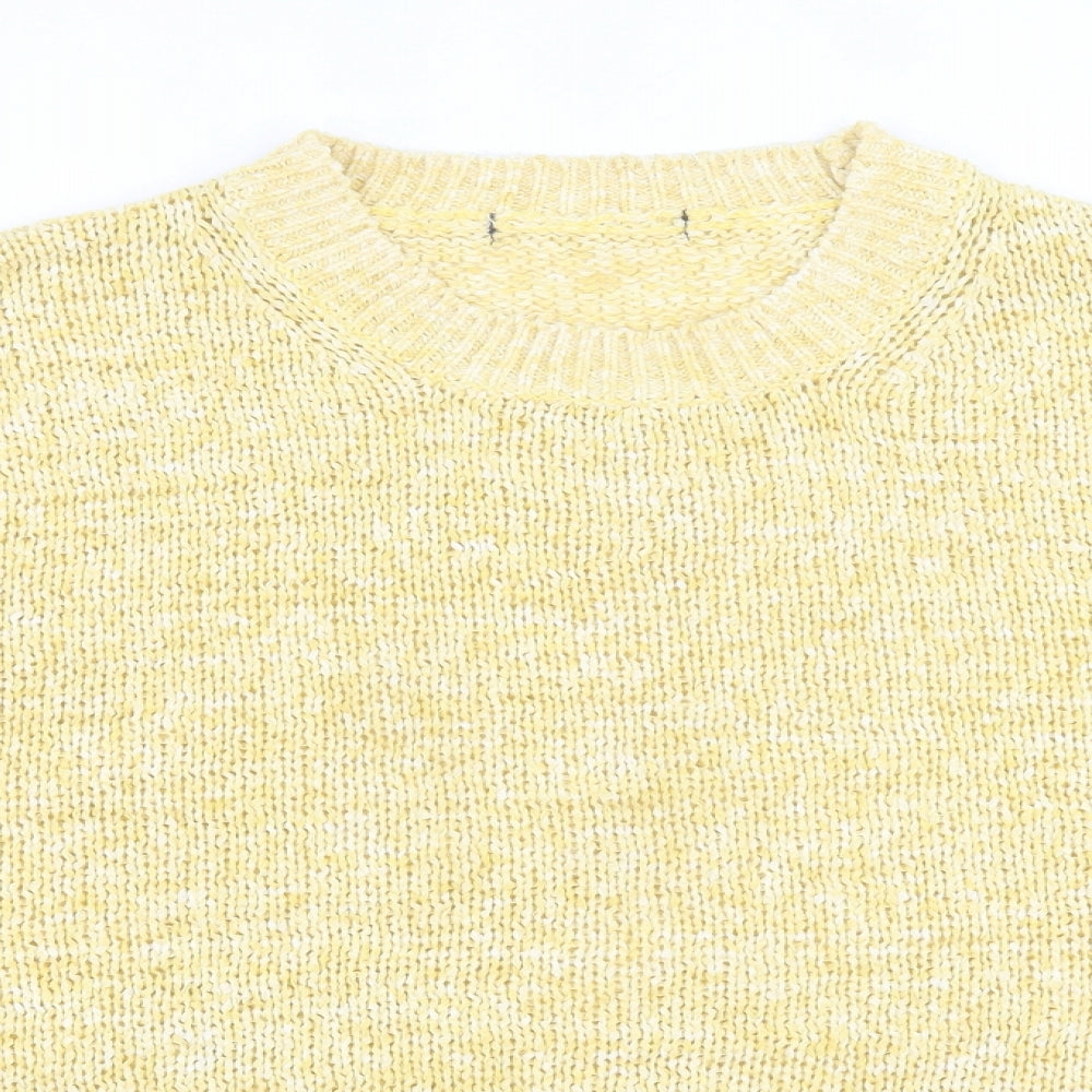 Womens UK Size XL Marks and Spencer Yellow Pullover Jumper