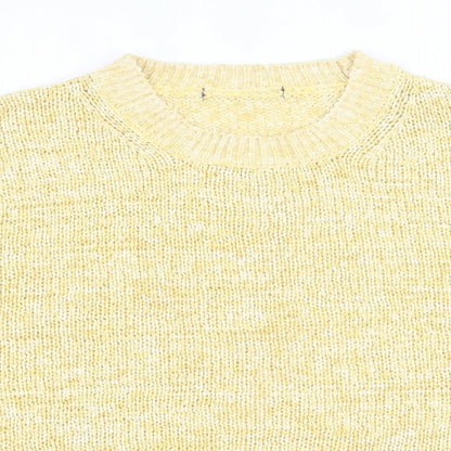 Womens UK Size XL Marks and Spencer Yellow Pullover Jumper