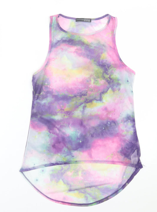 Womens UK Size 10 Atmosphere Multicoloured Basic Tank