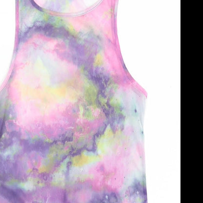Womens UK Size 10 Atmosphere Multicoloured Basic Tank
