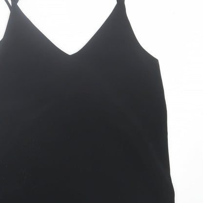 Womens UK Size 8 New Look Black Basic Tank