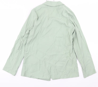 Primark Womens Green   Jacket Blazer Size 4