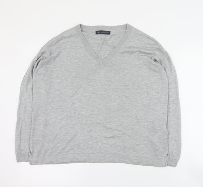 Womens UK Size M Marks and Spencer Grey Pullover Jumper