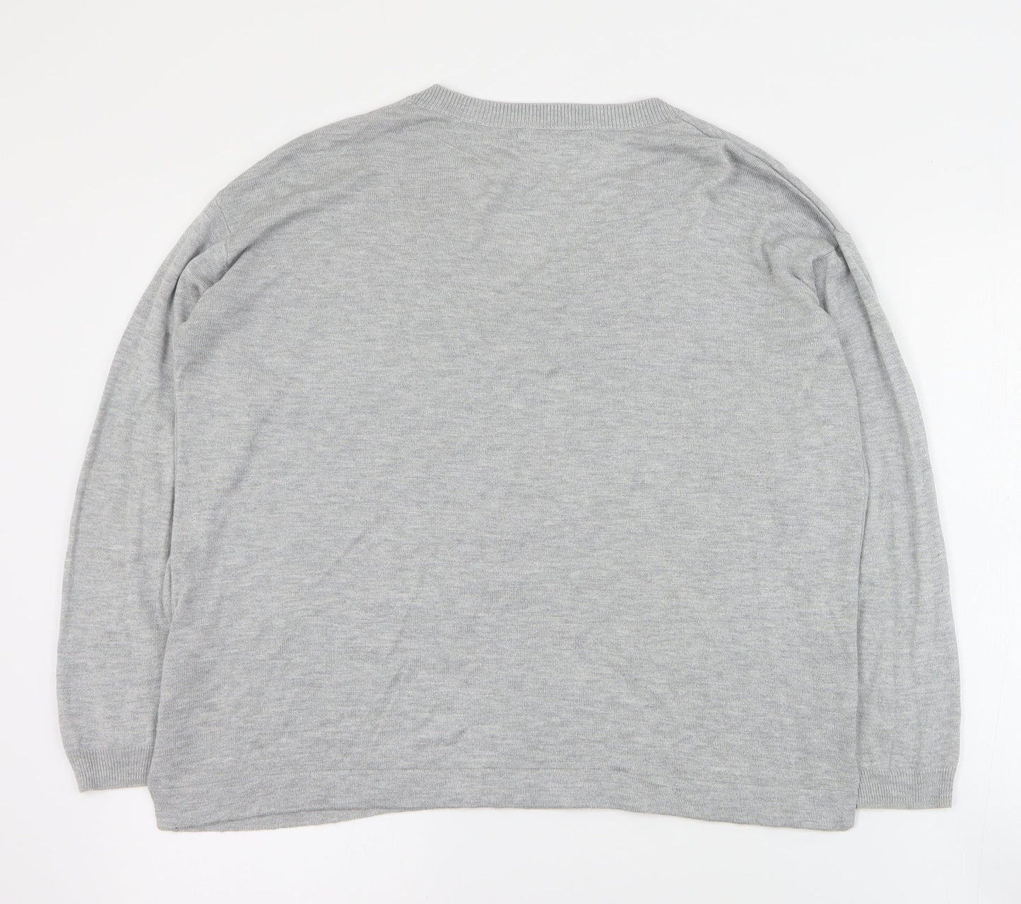 Womens UK Size M Marks and Spencer Grey Pullover Jumper