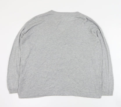 Womens UK Size M Marks and Spencer Grey Pullover Jumper