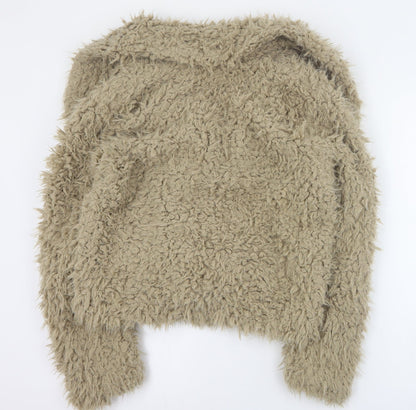 Primark Womens Brown   Jacket Coat Size S  Snap