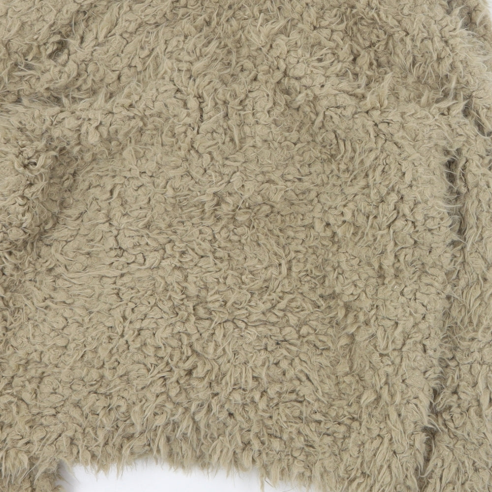 Primark Womens Brown   Jacket Coat Size S  Snap