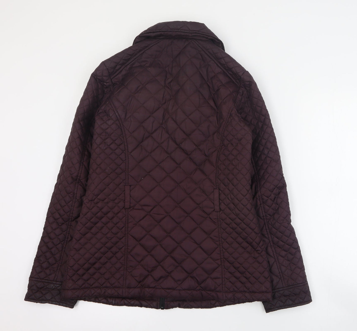 F&F Womens Purple   Quilted Coat Size 8  Zip