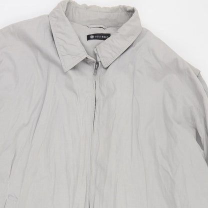 Mens UK Size XL South Bay Grey Pea Coat