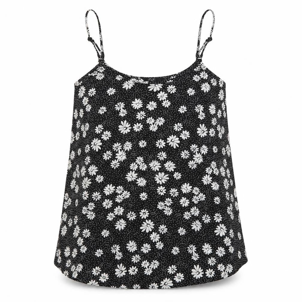 Womens UK Size 8 F&F Multicoloured Camisole Blouse