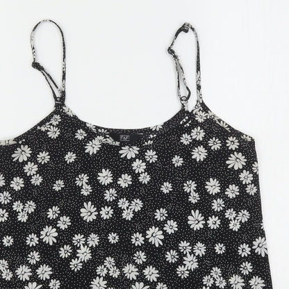 F&F Womens Multicoloured Floral Polyester Camisole Blouse Size 8 Round Neck