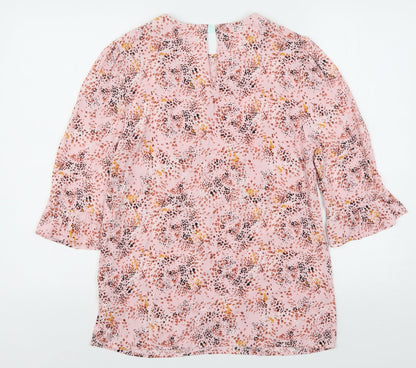Womens UK Size 8 Marks and Spencer Pink Basic Blouse
