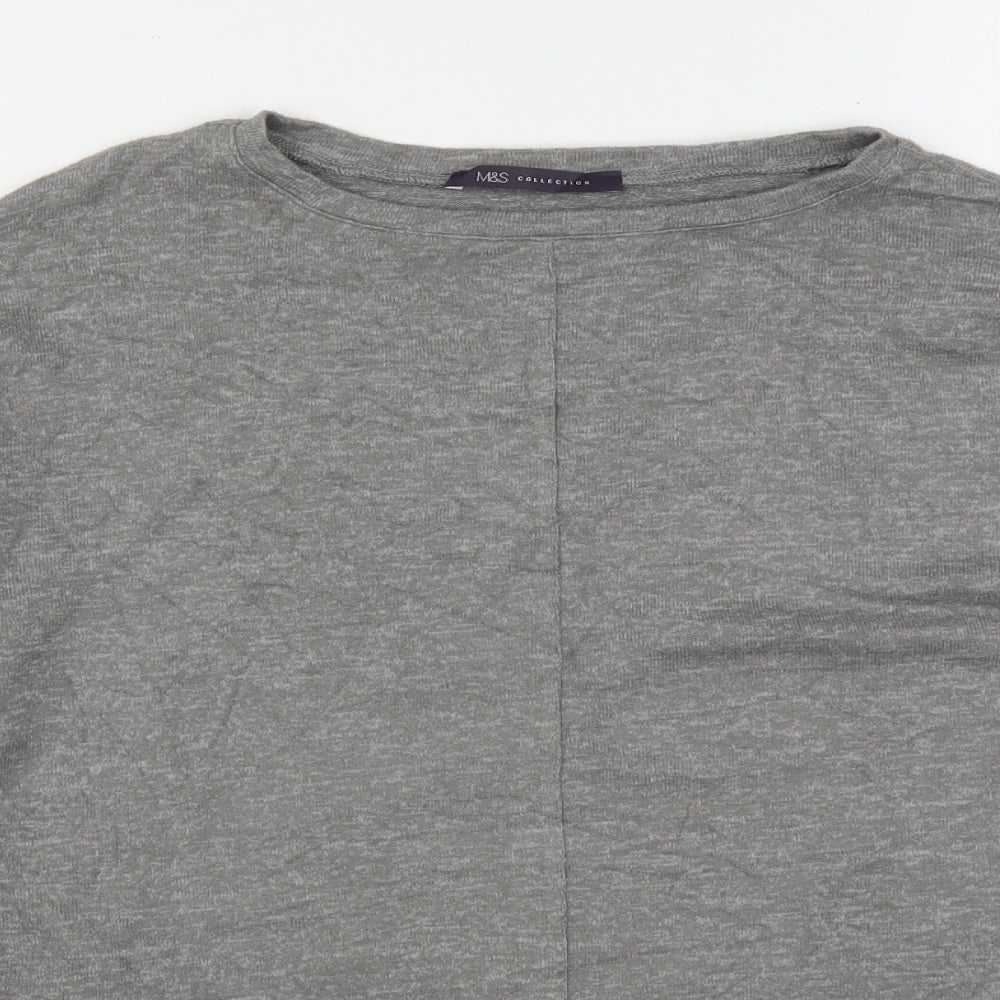 Womens UK Size 12 Marks and Spencer Grey Pullover Jumper