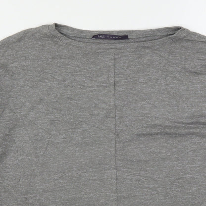 Womens UK Size 12 Marks and Spencer Grey Pullover Jumper