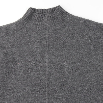 Primark Womens Grey Round Neck  Acrylic Pullover Jumper Size 12