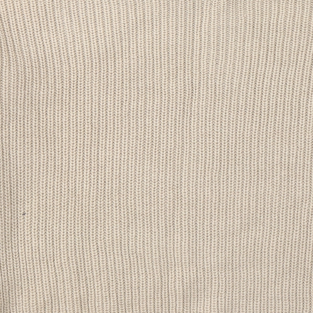 Womens UK Size S Missguided Beige Pullover Jumper